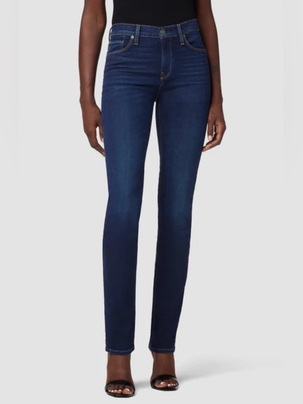 Hudson Jeans Nico Mid-rise Straight Leg Stretch in Requiem Wash Size 34